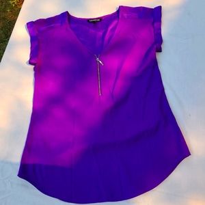 Purple express blouse